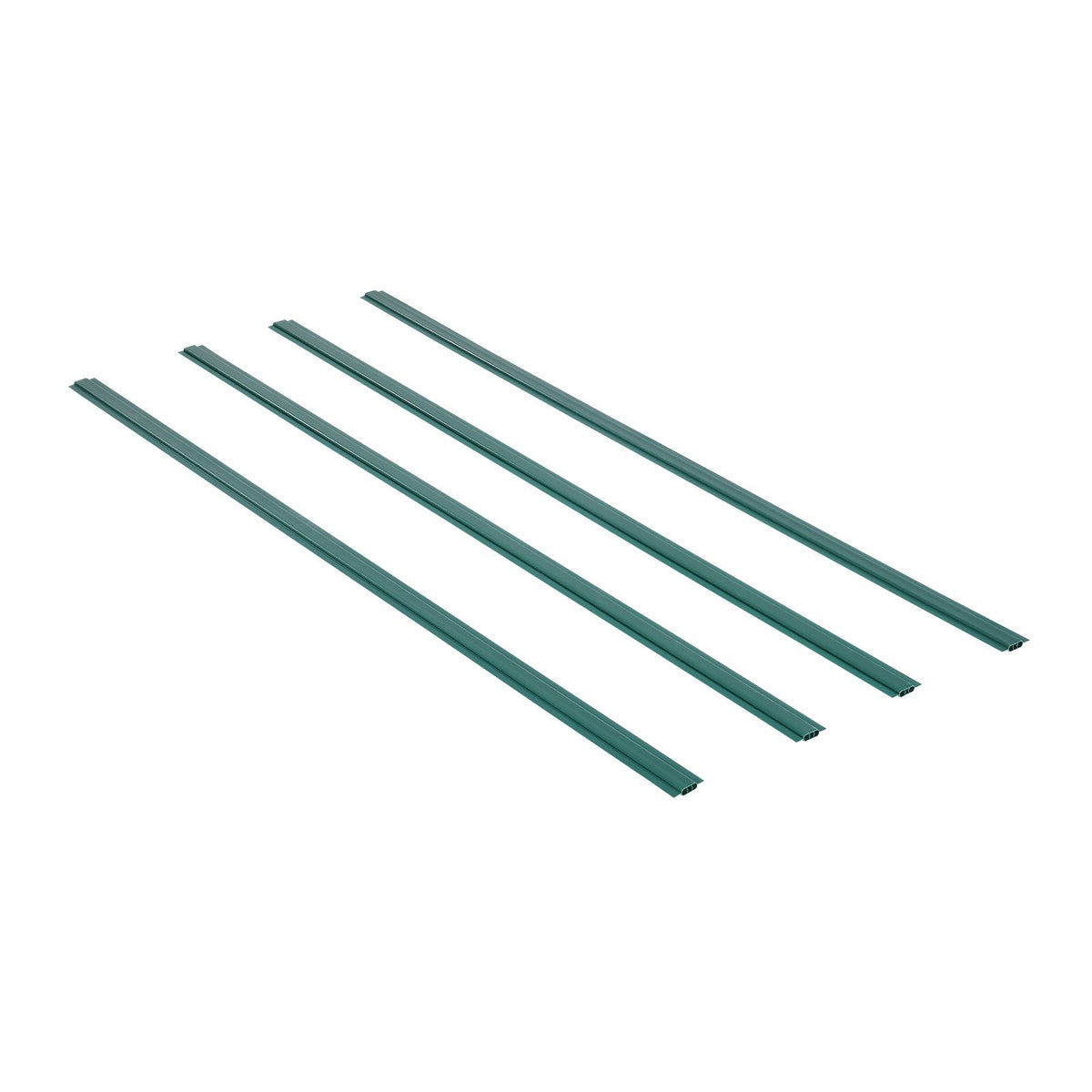 Bottom Locking Privacy Slats, Double-Wall Vertical Bottom-Locking Slats with Wings for Chain-Link Fence, High-Density HDPE Chain Link Slats Ideally Fit 1.2 m High Fence for Garden Farm(Green)