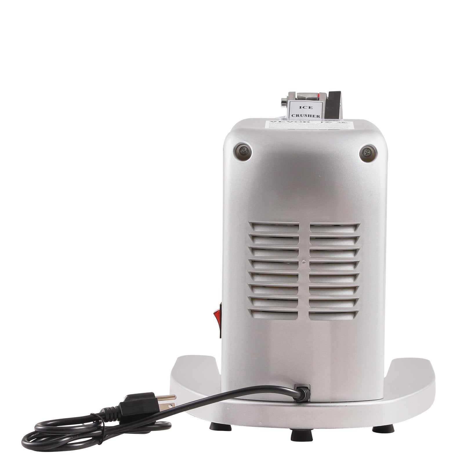 Seasonings & Spices: VEVOR Ice Crushers Machine, 220lbs Per Hour Electric Snow Cone Maker with 4 Blades, 300W Electric Ice Crusher with Cover and Bowl for Home and Commercial Use, Silver