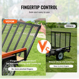 Automotive Parts: VEVOR 2-Sided Trailer Tailgate Lift Assist, 163 kg Load Capacity, Compatible with Open Utility Trailer Tailgate and Ramp, with 25.4-61 cm Heights Side Rail and 1.22-1.83 m Height Tail Gate or Ramp