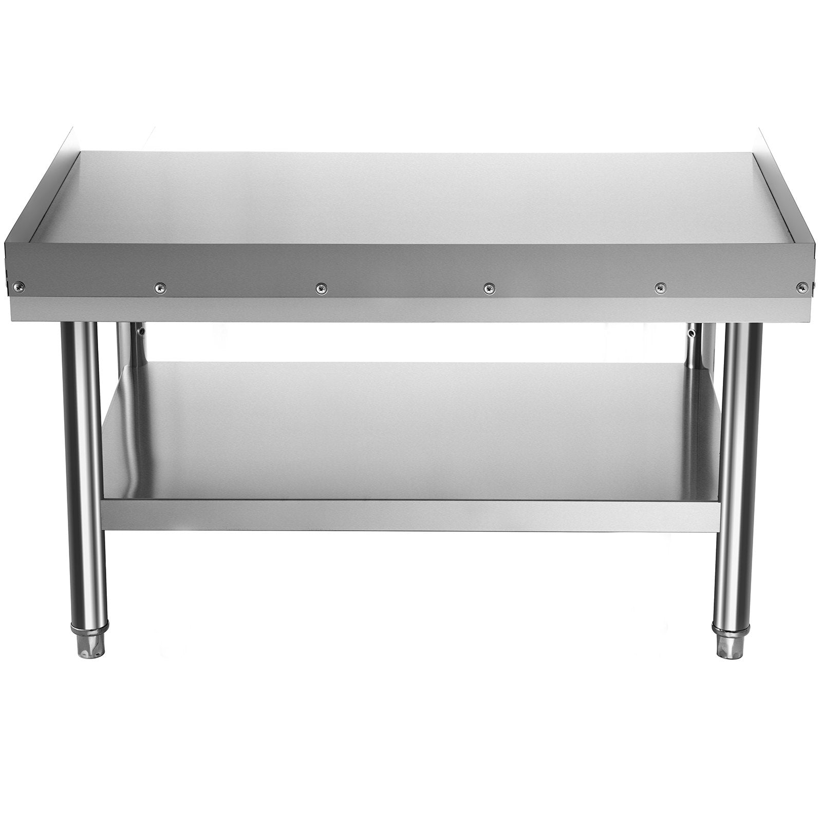 BBQs & Accessories: VEVOR Stainless Steel Equipment Grill Stand, 122 x 76 x 61cm Stainless Table, Grill Stand Table with Adjustable Storage Undershelf, Equipment Stand Grill Table for Hotel, Home, Restaurant Kitchen