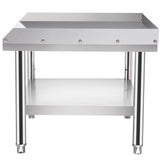 BBQs & Accessories: VEVOR Stainless Steel Equipment Grill Stand, 122 x 76 x 61cm Stainless Table, Grill Stand Table with Adjustable Storage Undershelf, Equipment Stand Grill Table for Hotel, Home, Restaurant Kitchen