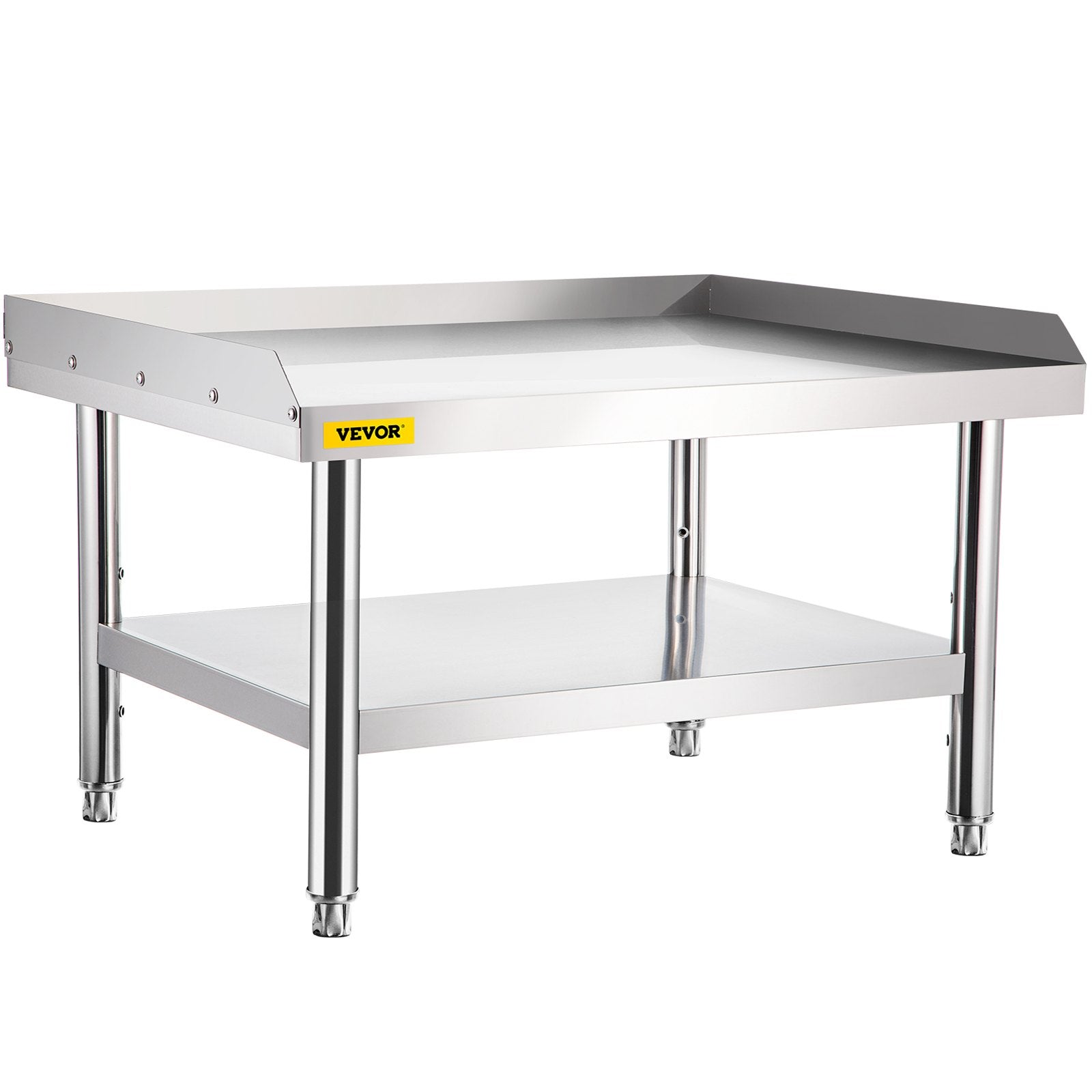 BBQs & Accessories: VEVOR Stainless Steel Equipment Grill Stand, 152x76x61 cm Stainless Table, Grill Stand Table with Adjustable Storage Undershelf, Equipment Stand Grill Table for Hotel, Home, Restaurant Kitchen