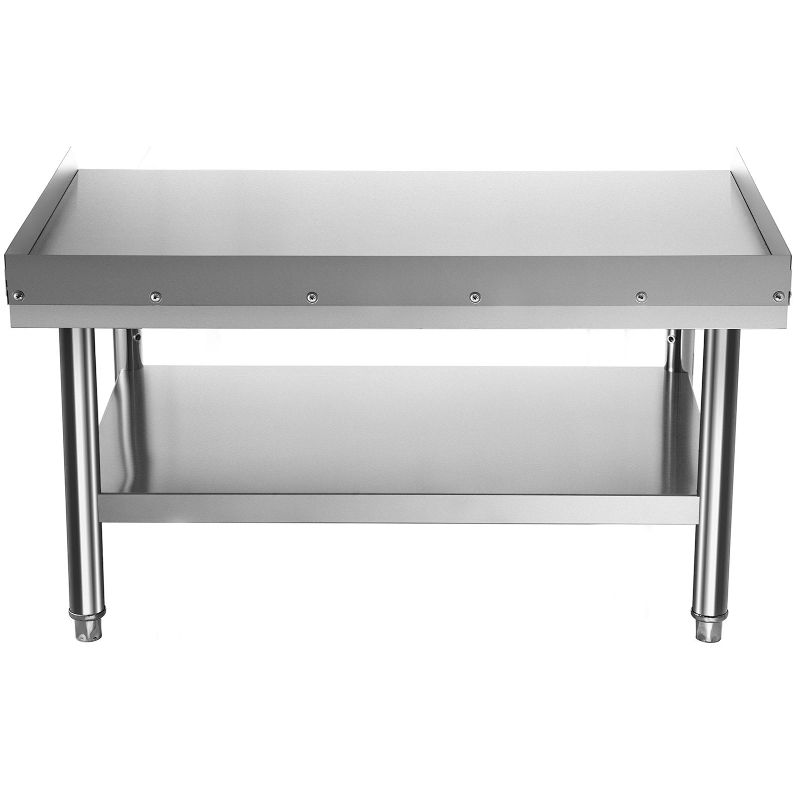BBQs & Accessories: VEVOR Stainless Steel Equipment Grill Stand, 152x76x61 cm Stainless Table, Grill Stand Table with Adjustable Storage Undershelf, Equipment Stand Grill Table for Hotel, Home, Restaurant Kitchen