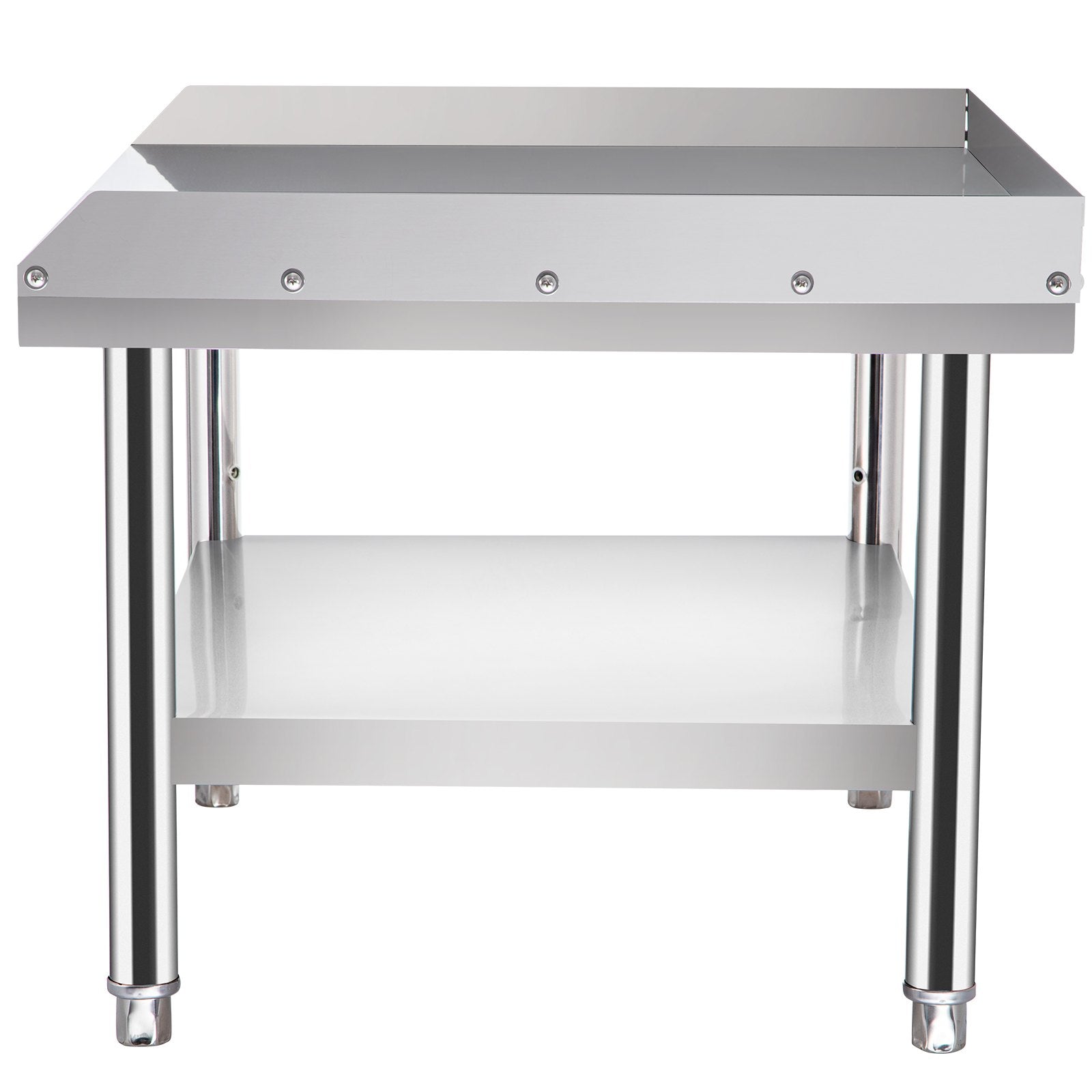 BBQs & Accessories: VEVOR Stainless Steel Equipment Grill Stand, 152x76x61 cm Stainless Table, Grill Stand Table with Adjustable Storage Undershelf, Equipment Stand Grill Table for Hotel, Home, Restaurant Kitchen