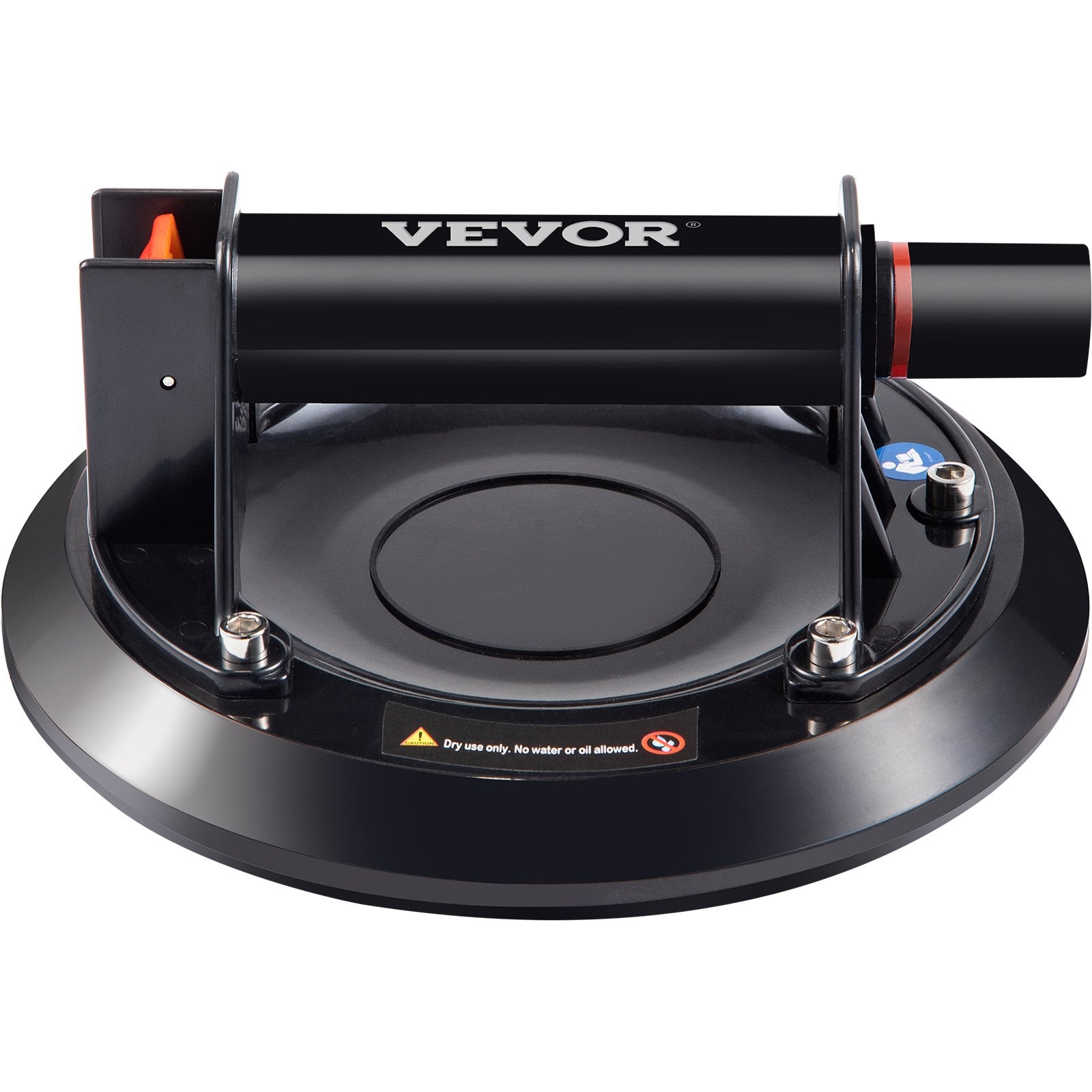 Audio Accessories: VEVOR Glass Suction Cup, 8'' Vacuum Suction Cup, 220lbs Load Capacity Vacuum Glass Lifter with Plastic Handle, Heavy-Duty Hand-Held Glass Lifter For Granite & Glass Lifting, With a free case