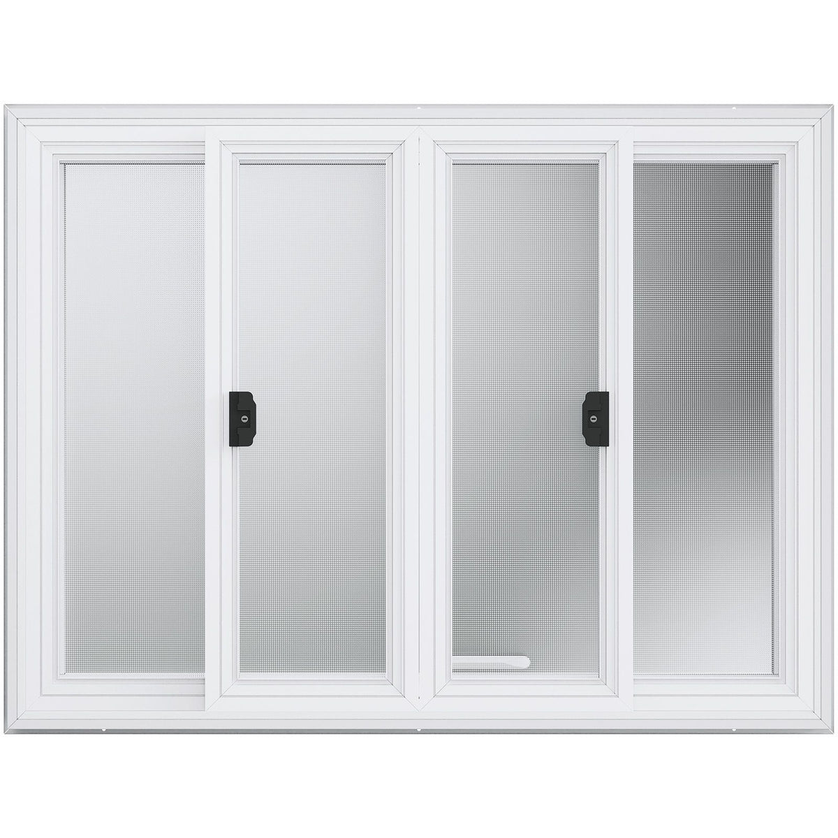 Concession Window 48"x36", Aluminum Alloy Food Truck Service Window with 4 Horizontal Sliding Windows & Awning Door & Drag Hook, Up to 85 Degrees Serving Window for Food Truck Concession Trailer