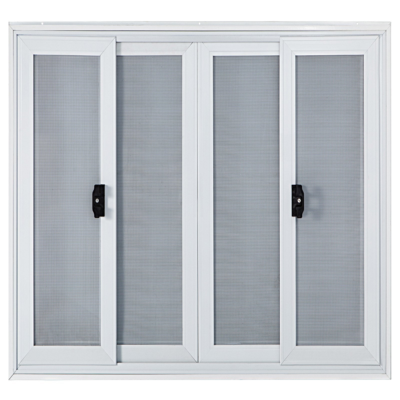 Canopies & Gazebos: VEVOR Concession Window, 91.4 x 91.4 cm Aluminum Alloy Food Truck Service Window with 4 Horizontal Sliding Screen Windows & Awning Door & Drag Hook, Serving Window for Food Trucks Concession Trailers