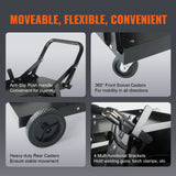 Utility Trolleys: VEVOR Welding Cart, 3-Tier Welder Cart Heavy Duty with 400 Lbs Weight Capacity, 360° Swivel Wheels, Tank Storage Safety Chains, Rolling MIG Welder Cart for TIG, ARC, MMA, Plasma Cutter Welding Machine
