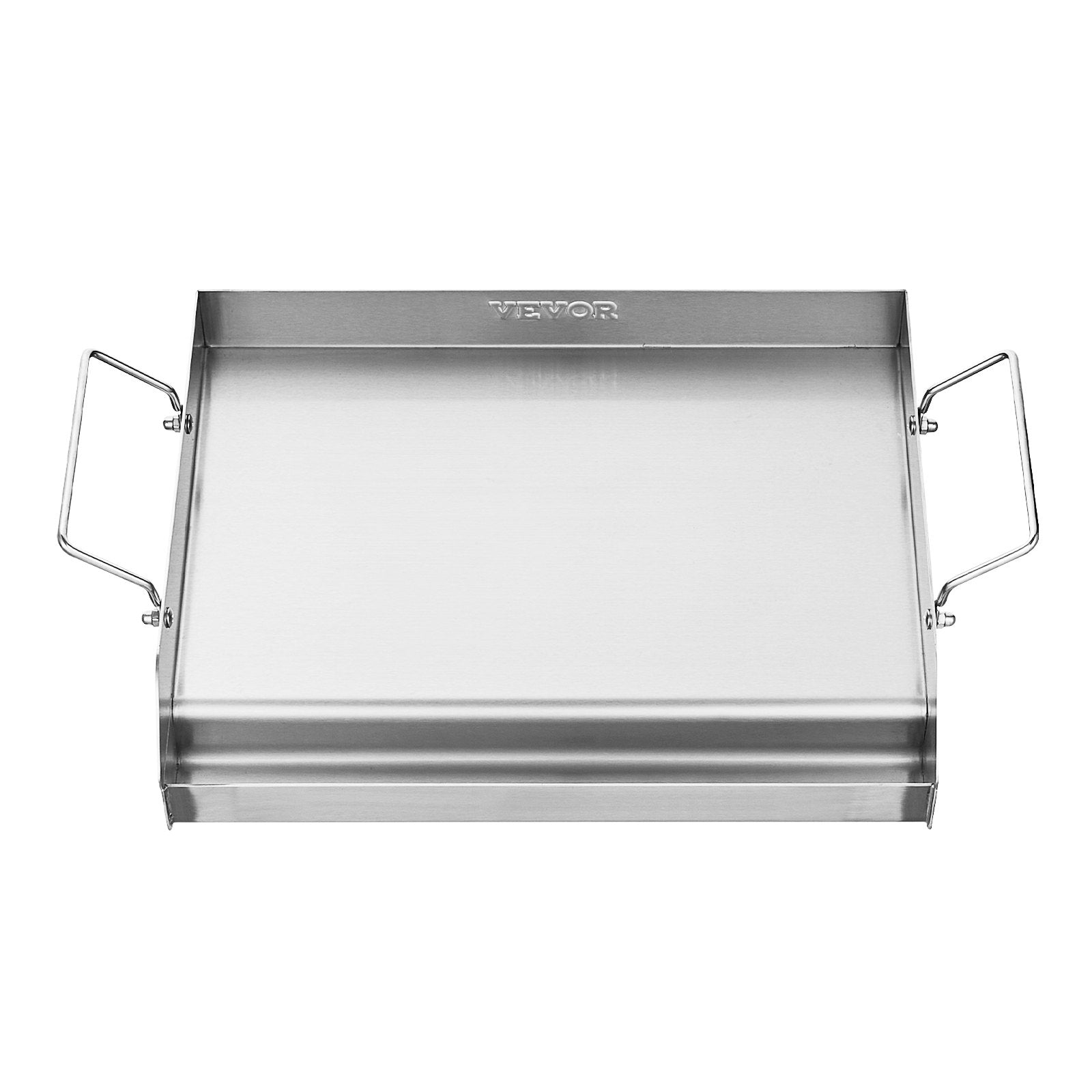 Paddles & Oars: VEVOR Stainless Steel Griddle, 17x13 inch Universal Flat Top Rectangular Plate, Gas Grill Griddle for BBQ Grill, Teppanyaki, Portable Family Cookware with Handle, for Camping Tailgating Party