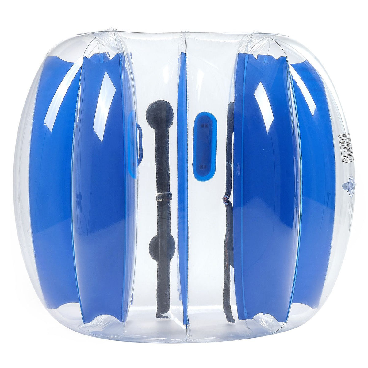 Inflatable Bumper Balls 1-Pack, 4FT/1.2M Body Sumo Zorb Ball, Durable Thick PVC Human Hamster Bubble Knocker for Outdoor Sports Team Gaming Play, Bopper Toy for Garden Yard Park, Blue Stripes