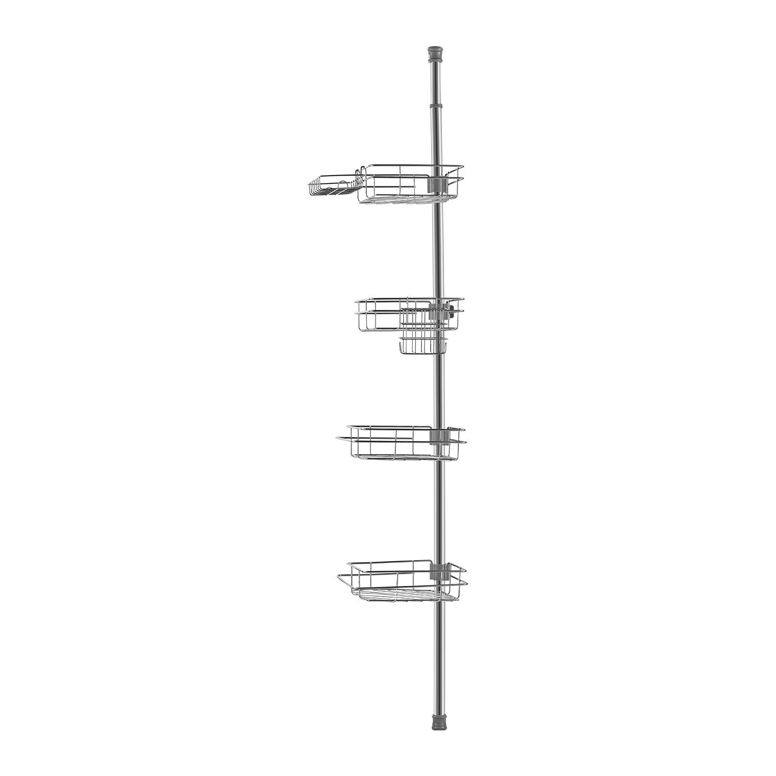 Shower Heads & Screens: VEVOR 42" to 114" High Shower Corner Caddy Tension Pole Rust-Proof Tension Pole
