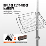 Shower Heads & Screens: VEVOR 42" to 114" High Shower Corner Caddy Tension Pole Rust-Proof Tension Pole