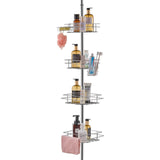 Shower Heads & Screens: VEVOR 42" to 114" High Shower Corner Caddy Tension Pole Rust-Proof Tension Pole