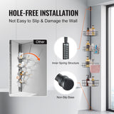Shower Heads & Screens: VEVOR 42" to 114" High Shower Corner Caddy Tension Pole Rust-Proof Tension Pole