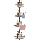 Shower Heads & Screens: VEVOR 42" to 114" High Shower Corner Caddy Tension Pole Rust-Proof Tension Pole