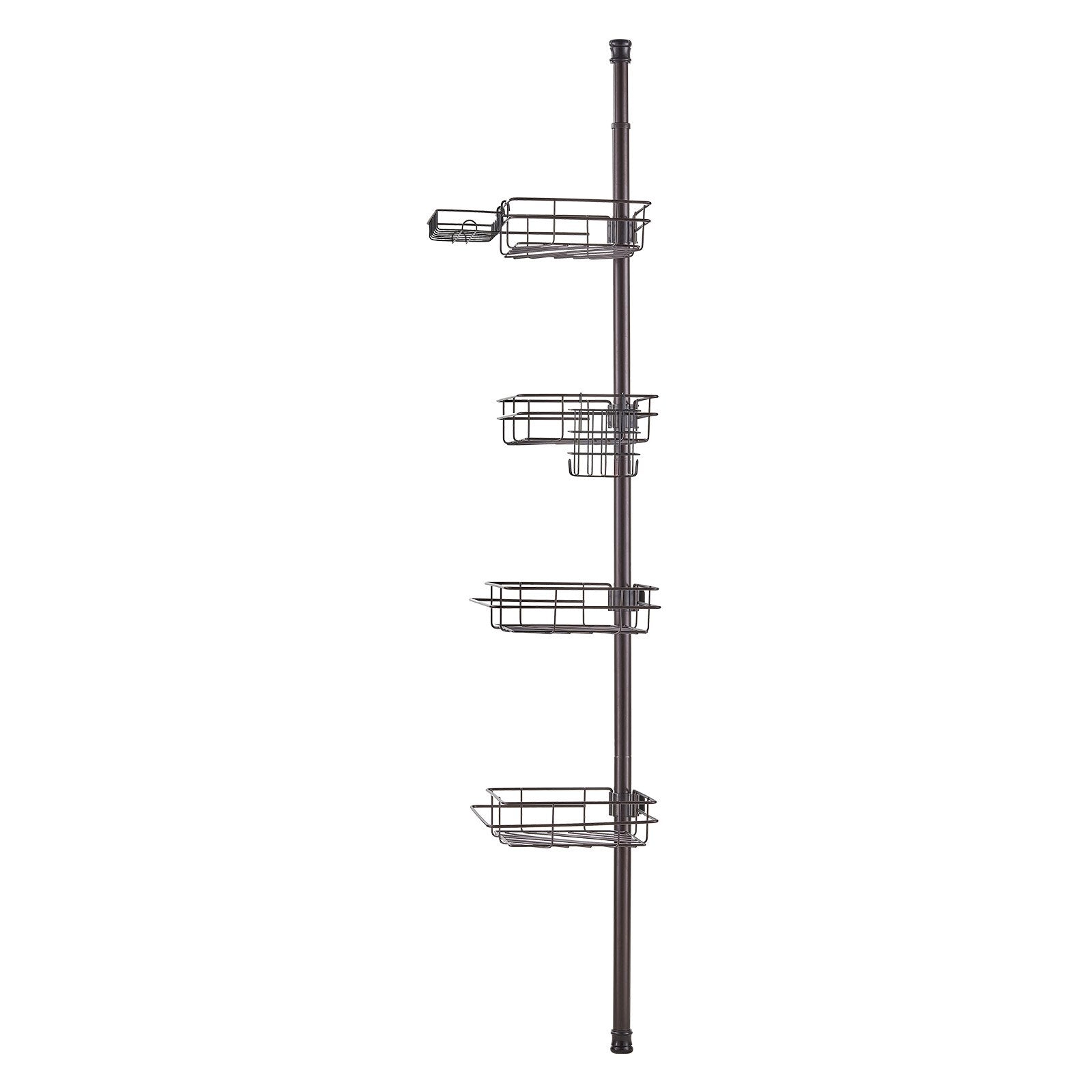Shower Heads & Screens: VEVOR 42" to 114" High Shower Corner Caddy Tension Pole Rust-Proof Tension Pole