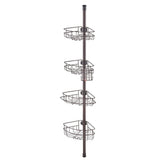 Shower Heads & Screens: VEVOR 56" to 114" High Shower Corner Caddy Tension Pole Rust-Proof Tension Pole