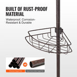 Shower Heads & Screens: VEVOR 56" to 114" High Shower Corner Caddy Tension Pole Rust-Proof Tension Pole