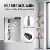 Shower Heads & Screens: VEVOR 56" to 114" High Shower Corner Caddy Tension Pole Rust-Proof Tension Pole