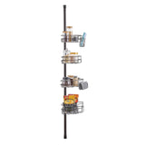 Shower Heads & Screens: VEVOR 56" to 114" High Shower Corner Caddy Tension Pole Rust-Proof Tension Pole