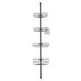 Shower Heads & Screens: VEVOR 56" to 114" High Shower Corner Caddy Tension Pole Rust-Proof Tension Pole