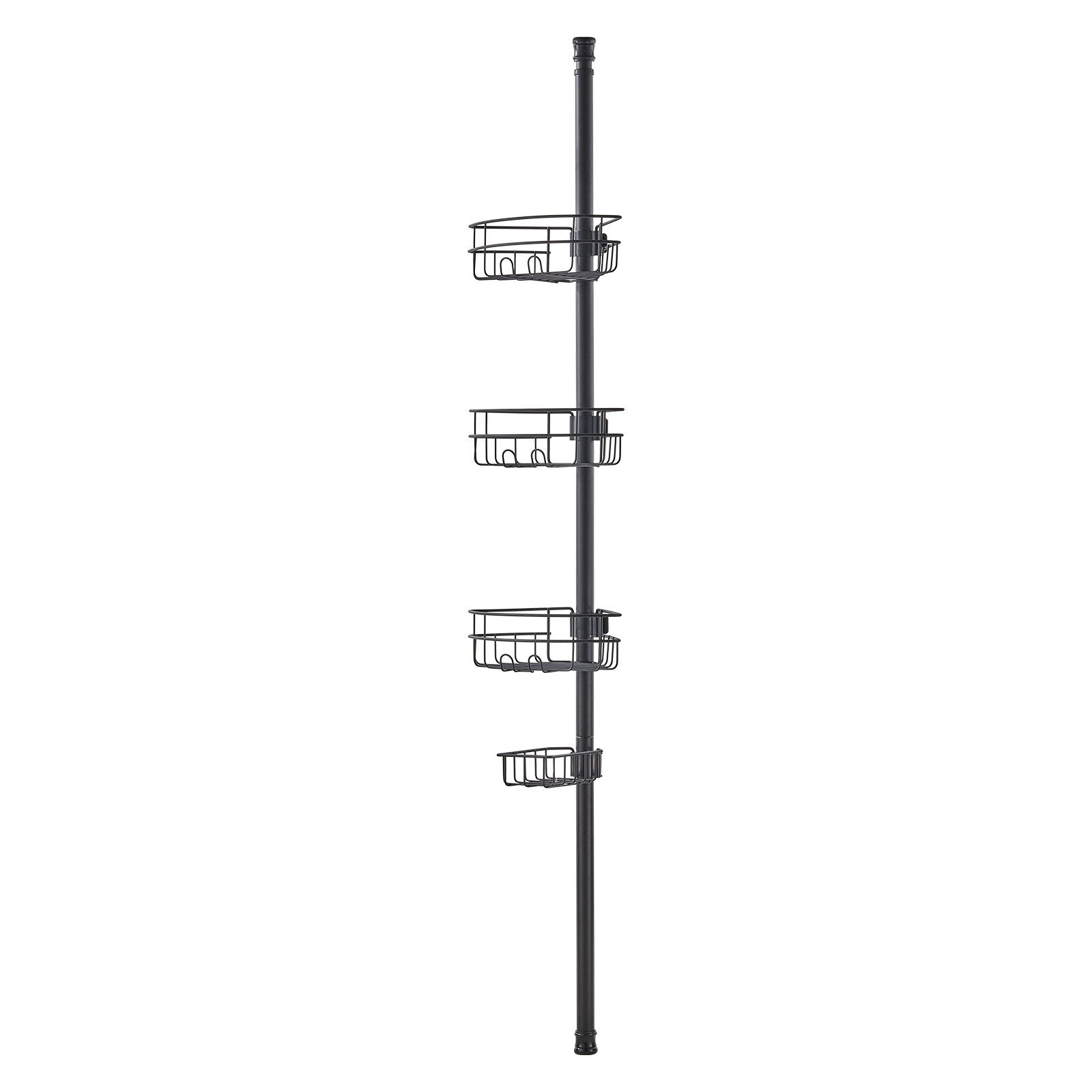 Shower Heads & Screens: VEVOR 39" to 125" High Shower Corner Caddy Tension Pole Rust-Proof Tension Pole