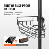 Shower Heads & Screens: VEVOR 39" to 125" High Shower Corner Caddy Tension Pole Rust-Proof Tension Pole