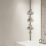Shower Heads & Screens: VEVOR 39" to 125" High Shower Corner Caddy Tension Pole Rust-Proof Tension Pole
