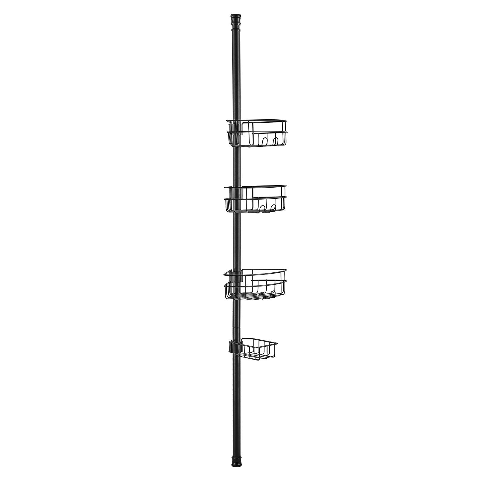 Shower Heads & Screens: VEVOR 39" to 125" High Shower Corner Caddy Tension Pole Rust-Proof Tension Pole