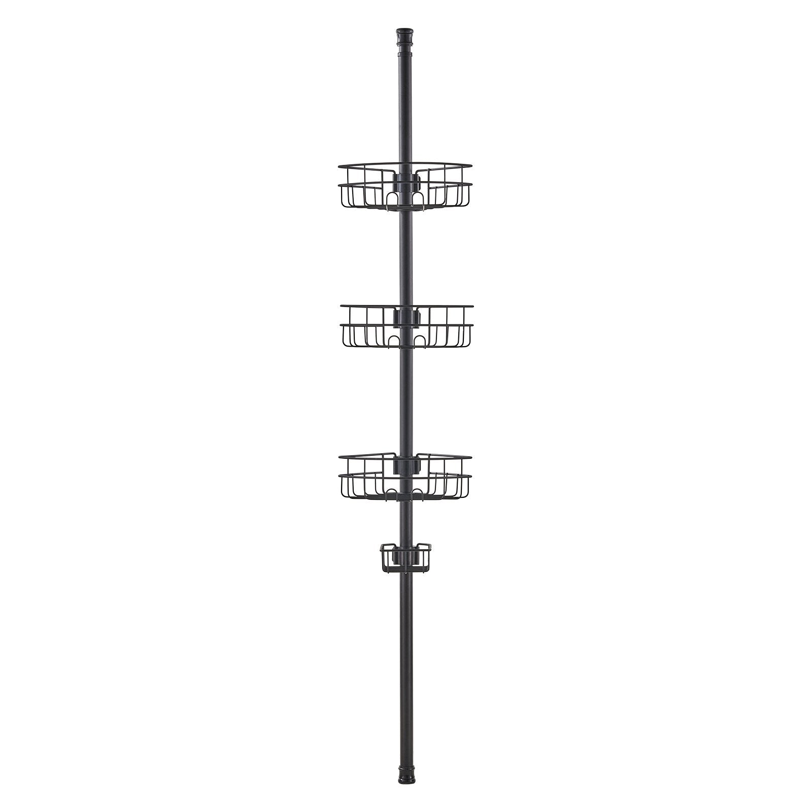 Shower Heads & Screens: VEVOR 39" to 125" High Shower Corner Caddy Tension Pole Rust-Proof Tension Pole