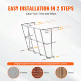 Farm Equipment: VEVOR Livestock Hay Feeder 18.5 Gallons Wall Mounted Goat Hay Rack for Horses