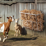 Farm Equipment: VEVOR Livestock Hay Feeder 18.5 Gallons Wall Mounted Goat Hay Rack for Horses