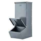 Small Animal Habitats & Cages: VEVOR Hog Feeder 2.2 Bushel Metal Double Door Pig Feeder Feeding up to 5 Hogs