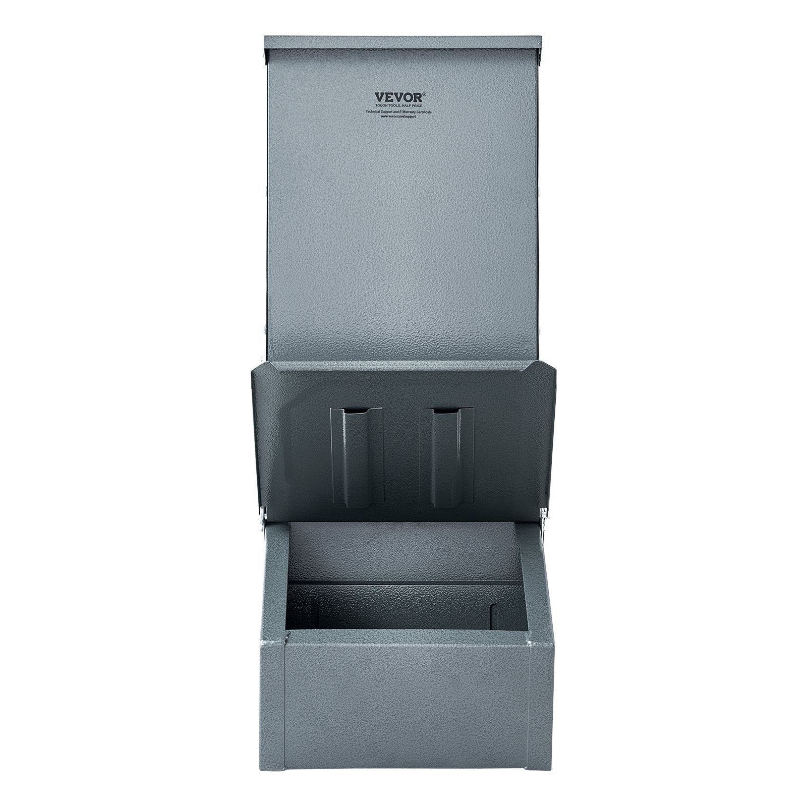Small Animal Habitats & Cages: VEVOR Hog Feeder 2.2 Bushel Metal Double Door Pig Feeder Feeding up to 5 Hogs