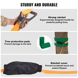 Fence & Gate Accessories: VEVOR Slackline Kit with Training Line, 18.3m Backyard Slack Line Equipment, Easy Setup Tight Rope for Kids Adults, Complete Slackline Set with Tree Protectors, Arm Trainer, Carry Bag, and Instruction