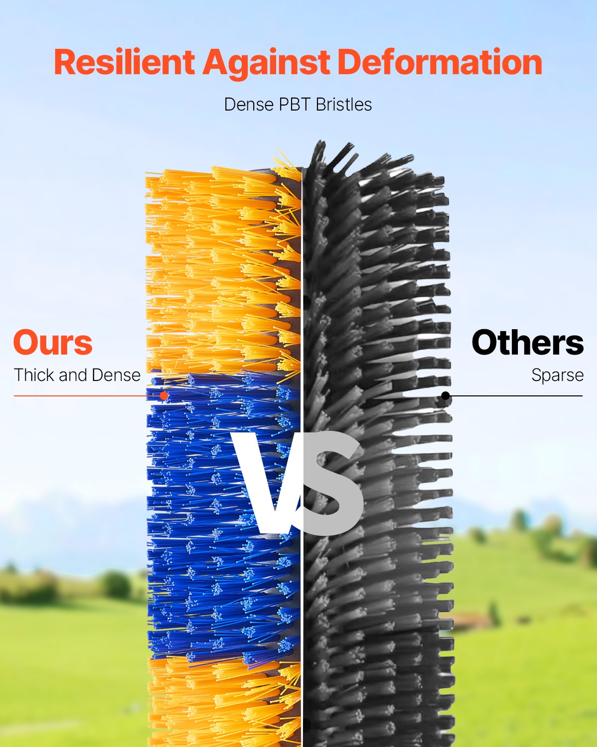 Reptile & Amphibian Habitat Accessories: VEVOR Livestock Scratching Brush 2Pcs Itch Relief Horse Scratcher Brush 17.1 in