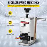 Cutters: VEVOR Wire Stripping Tool 0.06-0.98 Inch Cable Wire Stripping 1 Cutting Blade Wire for cutting and Stripping Scrap Copper Wire