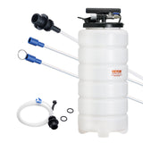 Fuel & Exhaust: VEVOR Fluid Extractor, 15 Liters Capacity, Pneumatic/Manual Oil Changer Vacuum Fluid Extractor with Dipstick and Liquid Suction Hose, Oil Extractor Change Pump for Automotive Fluids Vacuum Evacuation