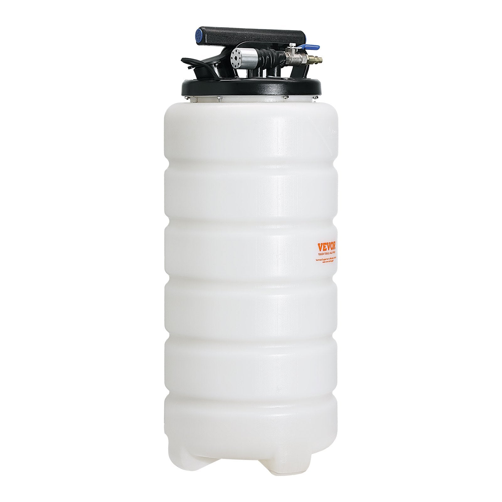 Fuel & Exhaust: VEVOR Fluid Extractor, 15 Liters Capacity, Pneumatic/Manual Oil Changer Vacuum Fluid Extractor with Dipstick and Liquid Suction Hose, Oil Extractor Change Pump for Automotive Fluids Vacuum Evacuation