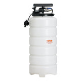 Fuel & Exhaust: VEVOR Fluid Extractor, 15 Liters Capacity, Pneumatic/Manual Oil Changer Vacuum Fluid Extractor with Dipstick and Liquid Suction Hose, Oil Extractor Change Pump for Automotive Fluids Vacuum Evacuation