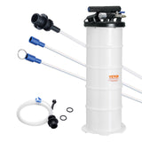 Fuel & Exhaust: VEVOR Fluid Extractor, 6.5 Liters Capacity, Pneumatic/Manual Oil Changer Vacuum Fluid Extractor with Dipstick and Liquid Suction Hose, Oil Extractor Change Pump for Automotive Fluids Vacuum Evacuation