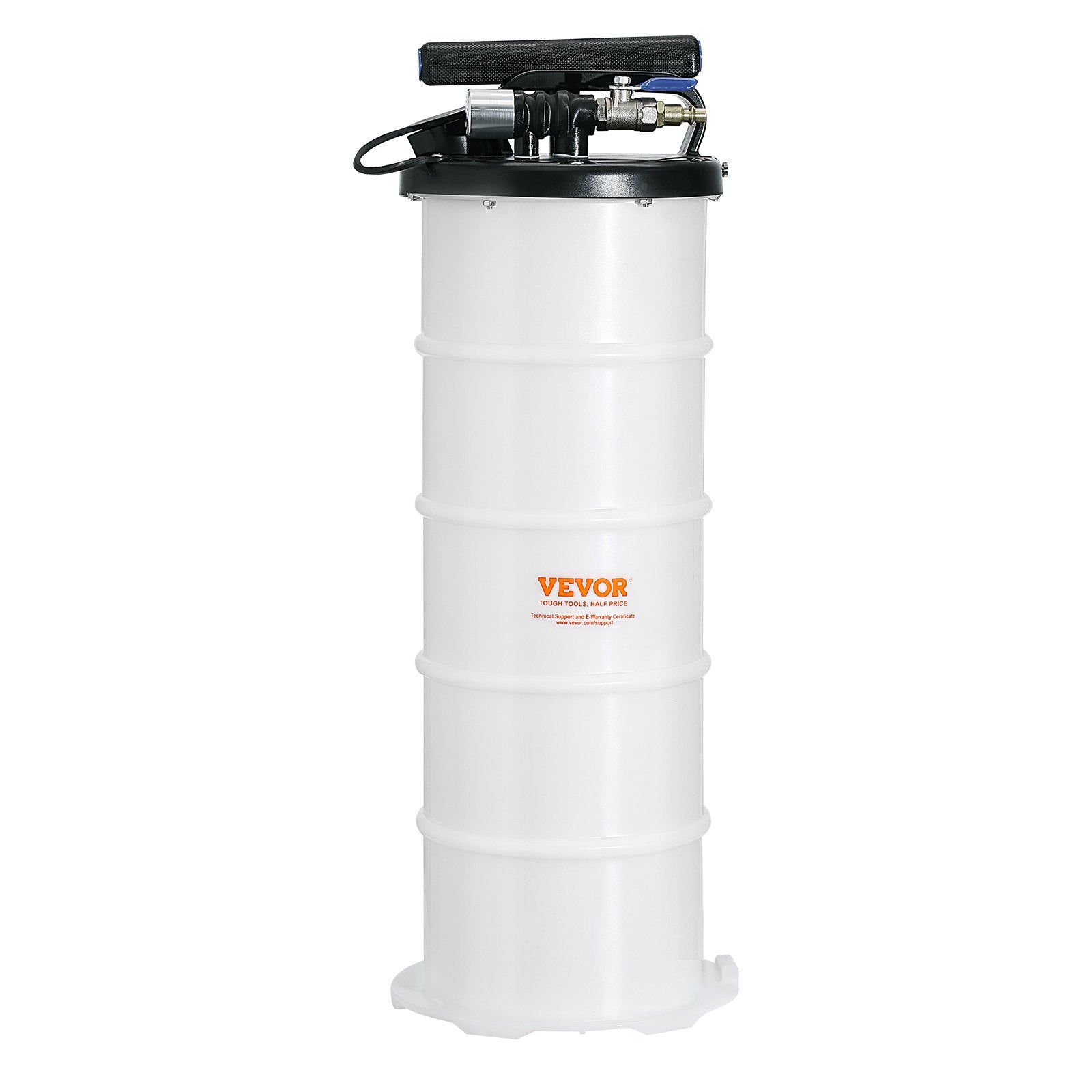 Fuel & Exhaust: VEVOR Fluid Extractor, 6.5 Liters Capacity, Pneumatic/Manual Oil Changer Vacuum Fluid Extractor with Dipstick and Liquid Suction Hose, Oil Extractor Change Pump for Automotive Fluids Vacuum Evacuation