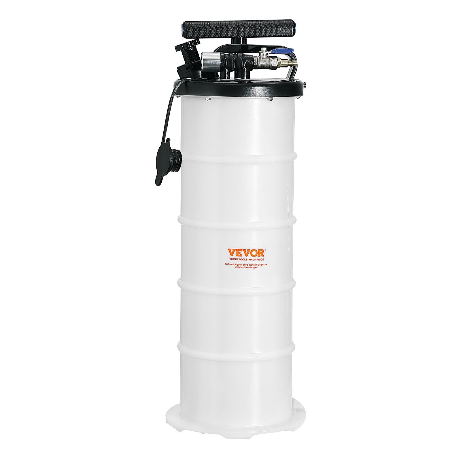 Fuel & Exhaust: VEVOR Fluid Extractor, 6.5 Liters Capacity, Pneumatic/Manual Oil Changer Vacuum Fluid Extractor with Dipstick and Liquid Suction Hose, Oil Extractor Change Pump for Automotive Fluids Vacuum Evacuation
