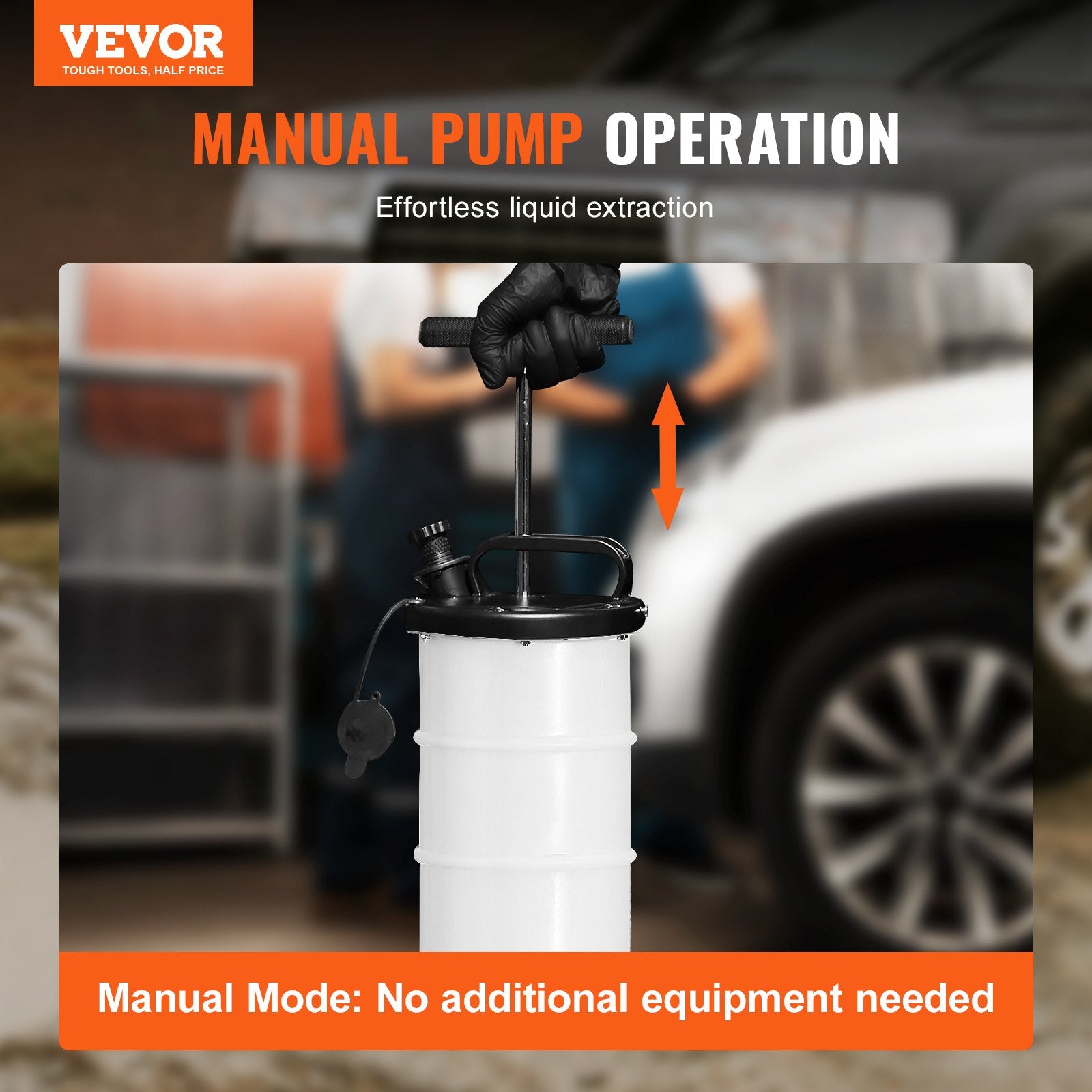 Fuel & Exhaust: VEVOR Fluid Extractor, 6.5 Liters Capacity, Manual Hand-Operated Oil Changer Vacuum Fluid Extractor with Dipstick and Suction Hose, Oil Extractor Change Pump for Automotive Fluids Vacuum Evacuation