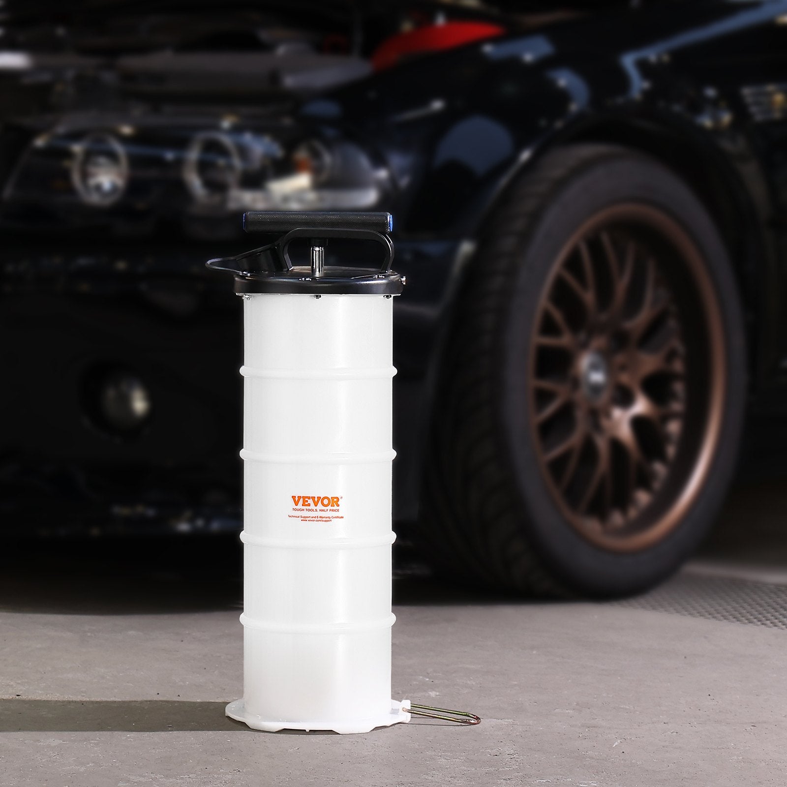 Fuel & Exhaust: VEVOR Fluid Extractor, 6.5 Liters Capacity, Manual Hand-Operated Oil Changer Vacuum Fluid Extractor with Dipstick and Suction Hose, Oil Extractor Change Pump for Automotive Fluids Vacuum Evacuation