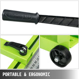 Saw Accessories: VEVOR Tile Cutter 31.5 Inch Manual Tile Cutter 1.4 Inch Tile Cutting Machine Ceramic Porcelain Tile Cutter w/Laser Guide All-Steel Frame and Bonus Spare Cutter Wheels Tile Cutter Hand Tool