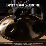 Drums: VEVOR Handpan Drum 22 in 9 Notes D Minor Steel Hand Drum with Mallets for Adult