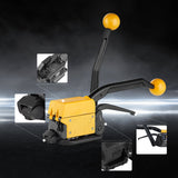 Hand Tools: VEVOR Steel Strapping Tool for 13-19 mm Width, 3-in-1 (Tensioner, Crimper, Cutter) Manual Belt Packaging Banding Machine Packaging Metal Steel Strapping Banding Tool Machine for Stainless Steel Strap