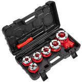 Men's Underwear: VEVOR Ratchet Pipe Threader Kit, 1/4" NPT - 1-1/4" NPT Manual Ratcheting Pipe Threader, Portable Pipe Threading Tool Set with 6PCS NPT Dies, Storage Case for Galvanized Aluminum Iron Copper Pipes