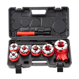 Men's Underwear: VEVOR Ratchet Pipe Threader Kit, 1/4" NPT - 1-1/4" NPT Manual Ratcheting Pipe Threader, Portable Pipe Threading Tool Set with 6PCS NPT Dies, Storage Case for Galvanized Aluminum Iron Copper Pipes
